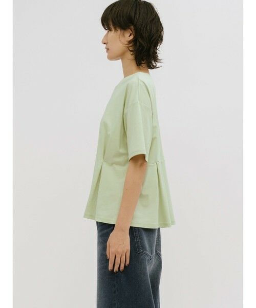 MIDIUMISOLID / ミディウミソリッド カットソー | MIDIUMISOLID for Ladies ウエストタックスムースカットソー | 詳細5