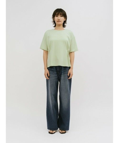 MIDIUMISOLID / ミディウミソリッド カットソー | MIDIUMISOLID for Ladies ウエストタックスムースカットソー | 詳細7