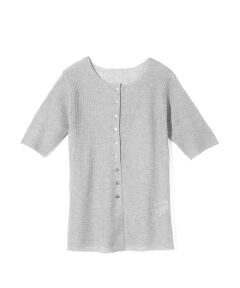 MIDIUMISOLID / ミディウミソリッド カーディガン・ボレロ | MIDIUMISOLID for Ladies リブクルーネックカーディガン