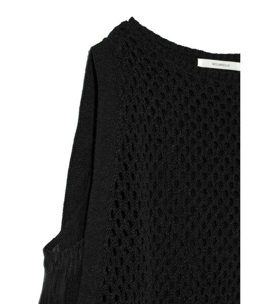 MIDIUMISOLID / ミディウミソリッド ベスト | MIDIUMISOLID for Ladies メッシュニットプリーツベスト | 詳細12