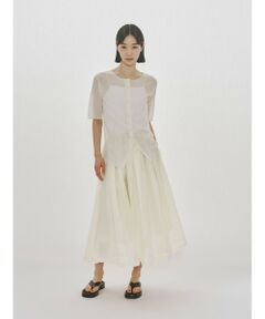 MIDIUMISOLID / ミディウミソリッド ミニ・ひざ丈スカート | MIDIUMISOLID for Ladies フレアミドルスカート