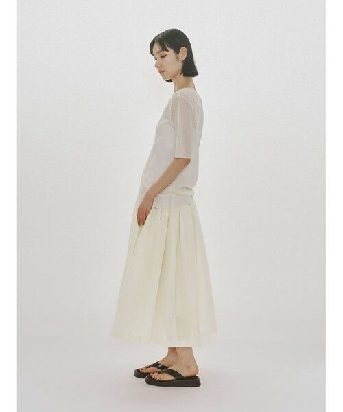 MIDIUMISOLID / ミディウミソリッド ミニ・ひざ丈スカート | MIDIUMISOLID for Ladies フレアミドルスカート | 詳細5
