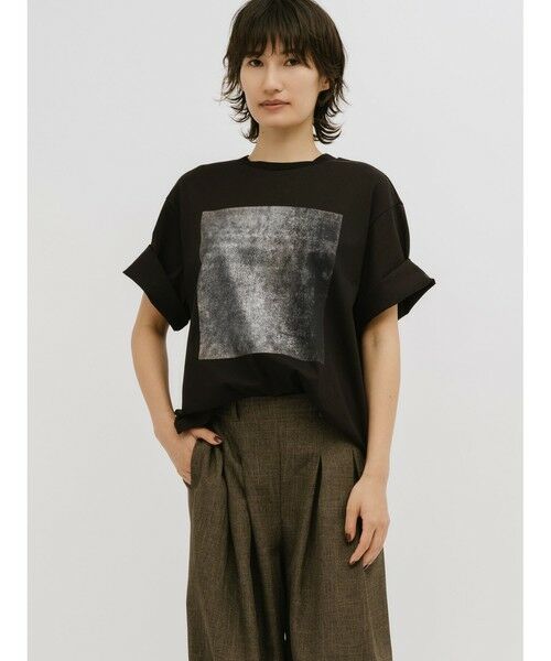 MIDIUMISOLID / ミディウミソリッド カットソー | MIDIUMISOLID for Ladies フォグフォイルTシャツ | 詳細6