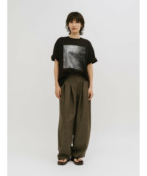 MIDIUMISOLID / ミディウミソリッド カットソー | MIDIUMISOLID for Ladies フォグフォイルTシャツ | 詳細7