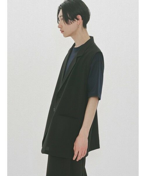 MIDIUMISOLID / ミディウミソリッド ベスト | MIDIUMISOLID Men’s リラックスベスト | 詳細2