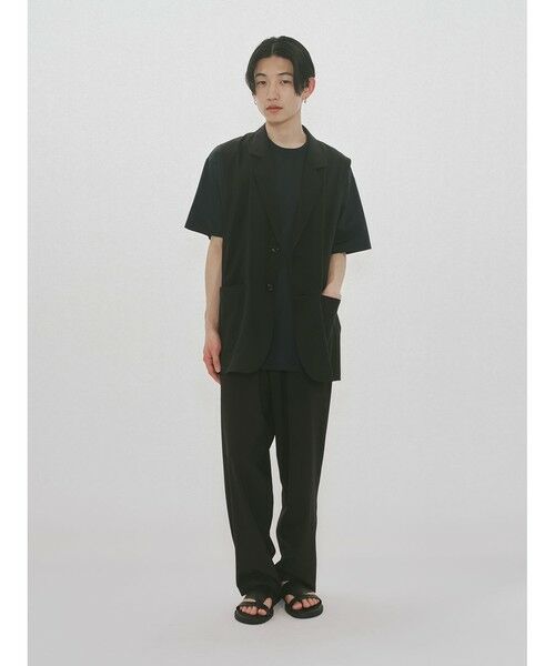 MIDIUMISOLID / ミディウミソリッド ベスト | MIDIUMISOLID Men’s リラックスベスト | 詳細8