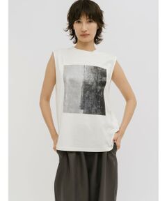 MIDIUMISOLID / ミディウミソリッド カットソー | MIDIUMISOLID for Ladies フォグフォイルノースリーブトップス