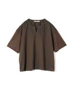 MIDIUMISOLID / ミディウミソリッド カットソー | MIDIUMISOLID for Ladies シアースリーブスキッパープルオーバー