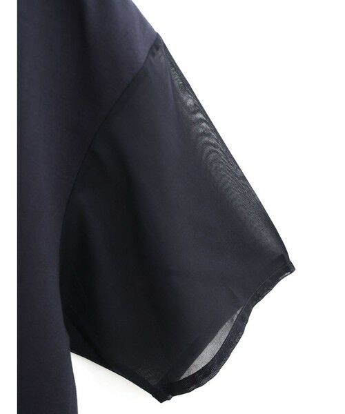 MIDIUMISOLID / ミディウミソリッド カットソー | MIDIUMISOLID for Ladies シアースリーブスキッパープルオーバー | 詳細4