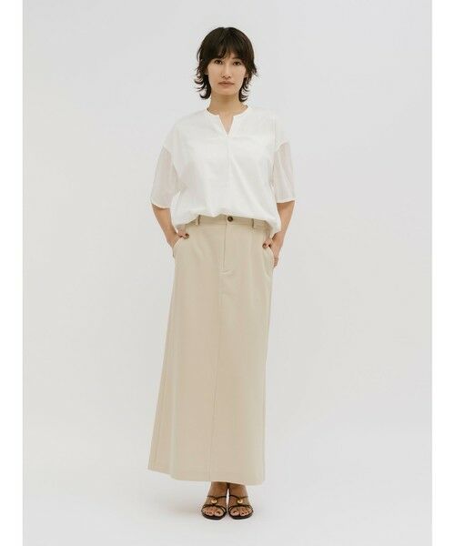 MIDIUMISOLID / ミディウミソリッド カットソー | MIDIUMISOLID for Ladies シアースリーブスキッパープルオーバー | 詳細10