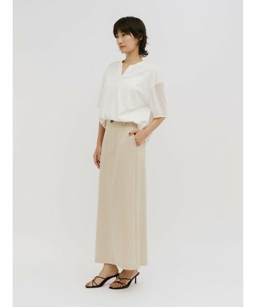 MIDIUMISOLID / ミディウミソリッド カットソー | MIDIUMISOLID for Ladies シアースリーブスキッパープルオーバー | 詳細11
