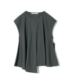 MIDIUMISOLID / ミディウミソリッド カットソー | MIDIUMISOLID for Ladies ドレープツイストノースリーブ