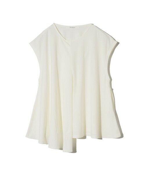 MIDIUMISOLID / ミディウミソリッド カットソー | MIDIUMISOLID for Ladies ドレープツイストノースリーブ（アイボリー(color12)）
