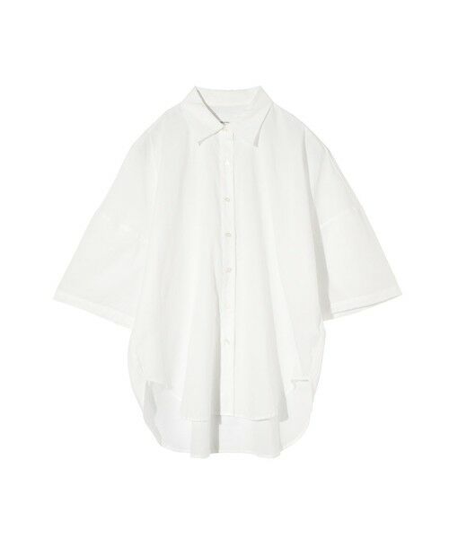 MIDIUMISOLID / ミディウミソリッド シャツ・ブラウス | MIDIUMISOLID for Ladies コクーンスリーブワイドシャツ(オフホワイト(color11))