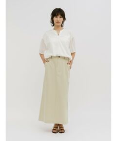 MIDIUMISOLID / ミディウミソリッド ミニ・ひざ丈スカート | MIDIUMISOLID for Ladies ラインナロースカート