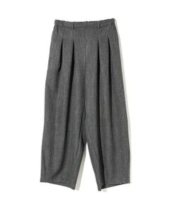 MIDIUMISOLID / ミディウミソリッド その他パンツ | MIDIUMISOLID for Ladies タックカーブバレルパンツ