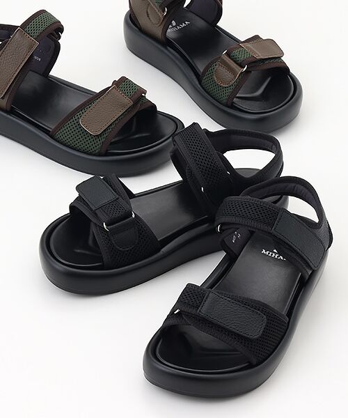 MIHAMA 未使用品　ミハマ　TY622 サンダル　黒 MIHAMA 未使用品 ミハマ TY622 サンダル 黒 - メルカリ