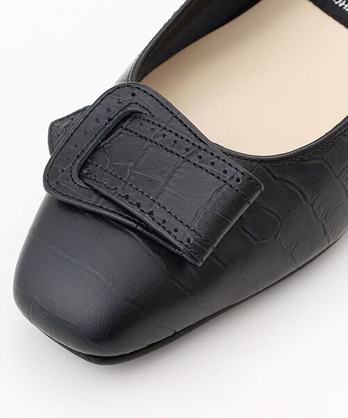 【Coco様お買い上げ品】新品未使用品MIHAMA バックベルトパンプス23cm 未使用品】MIHAMA ミハマ バックベルトシューズ 23.5cm リボン