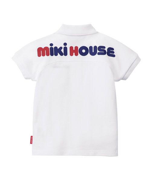 バックロゴプリント半袖ポロシャツ （ポロシャツ）｜MIKI HOUSE / ミキハウス ファッション通販 タカシマヤファッションスクエア