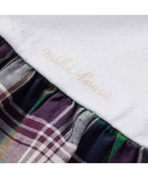 セール チェックスカートワンピース ミニ丈 ひざ丈ワンピース Miki House ミキハウス ファッション通販 タカシマヤファッションスクエア