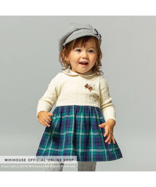 チェックスカートワンピース ミニ丈 ひざ丈ワンピース Miki House ミキハウス ファッション通販 タカシマヤファッションスクエア