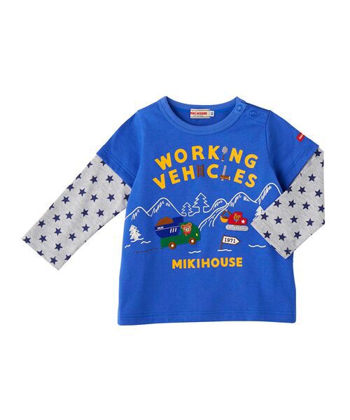 セール 重ね着風長袖ｔシャツ Tシャツ Miki House ミキハウス ファッション通販 タカシマヤファッションスクエア