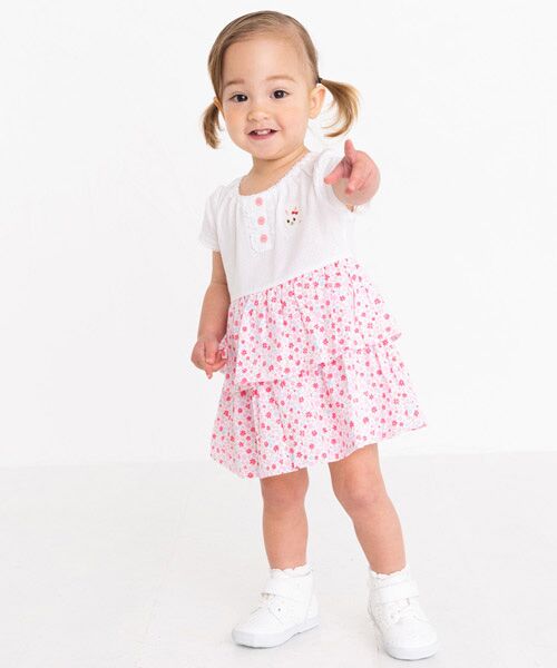 切り替えワンピース ミニ丈 ひざ丈ワンピース Miki House ミキハウス ファッション通販 タカシマヤファッションスクエア