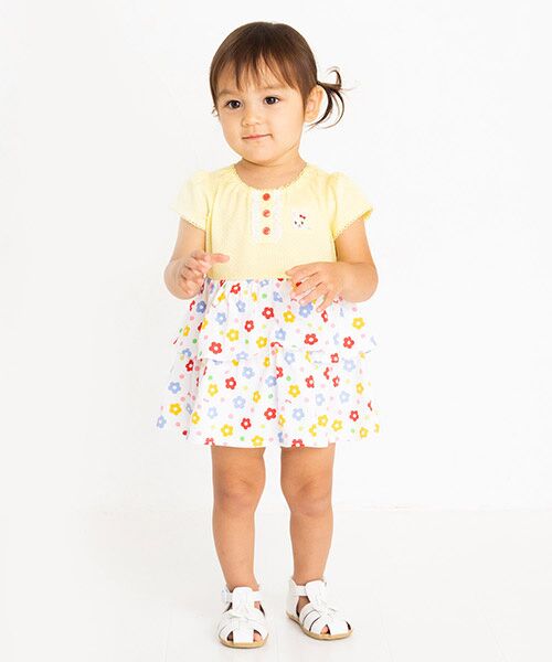 切り替えワンピース ミニ丈 ひざ丈ワンピース Miki House ミキハウス ファッション通販 タカシマヤファッションスクエア