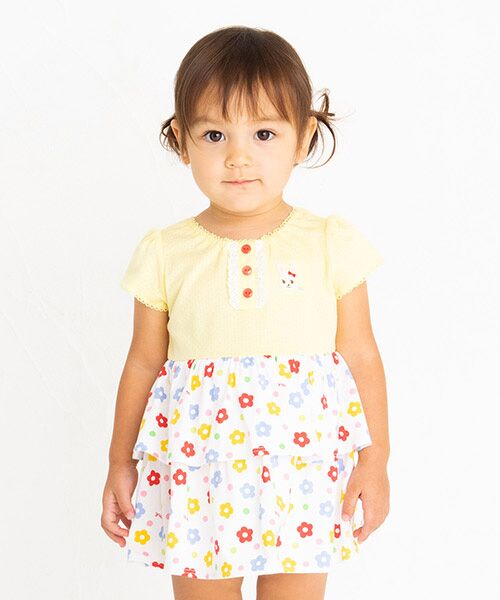 切り替えワンピース ミニ丈 ひざ丈ワンピース Miki House ミキハウス ファッション通販 タカシマヤファッションスクエア