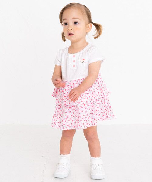切り替えワンピース ミニ丈 ひざ丈ワンピース Miki House ミキハウス ファッション通販 タカシマヤファッションスクエア