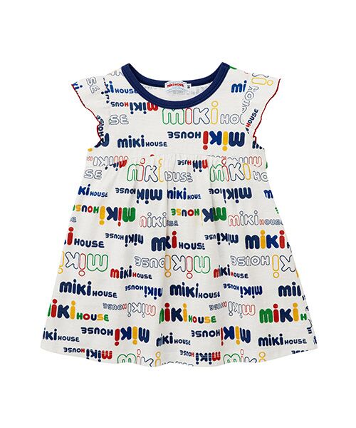 ロゴ半袖ワンピース ミニ丈 ひざ丈ワンピース Miki House ミキハウス ファッション通販 タカシマヤファッションスクエア