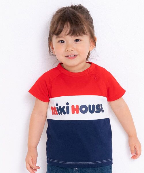 ミキハウス ダブルB☆日本製だまし絵Tシャツ110 100のお子様にも