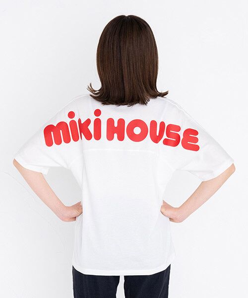 バックロゴ半袖Ｔシャツ（大人用） （Tシャツ）｜MIKI HOUSE 