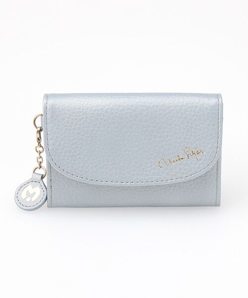 mila schon/ミラ・ショーン メローディア 名刺入れ シルバー フリー mila schon/ミラ・ショーン メローディア 名刺入れ シルバー フリー