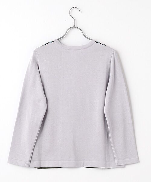 MIMO MODA / ミモモーダ カーディガン・ボレロ | 【イタリア素材】【日本製】G.BINDAパネルプリント　カーディガン | 詳細1