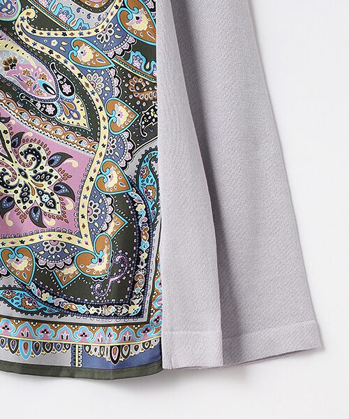 MIMO MODA / ミモモーダ カーディガン・ボレロ | 【イタリア素材】【日本製】G.BINDAパネルプリント　カーディガン | 詳細3