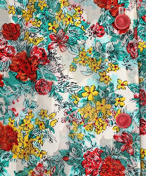 MIMO MODA / ミモモーダ その他トップス | 【日本製】【コットン100%】花柄プリント　ロングブラウス | 詳細5