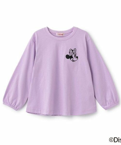 minimal / ミニマル Tシャツ | 【Disney】 長袖チュニック（ラベンダー）