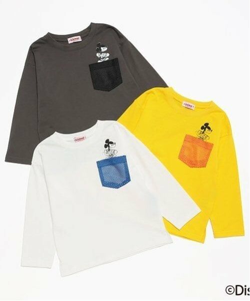 minimal / ミニマル Tシャツ | 【Disney】 胸ポケットつき長袖Tシャツ | 詳細10