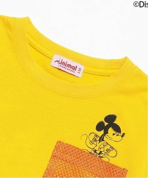 minimal / ミニマル Tシャツ | 【Disney】 胸ポケットつき長袖Tシャツ | 詳細2