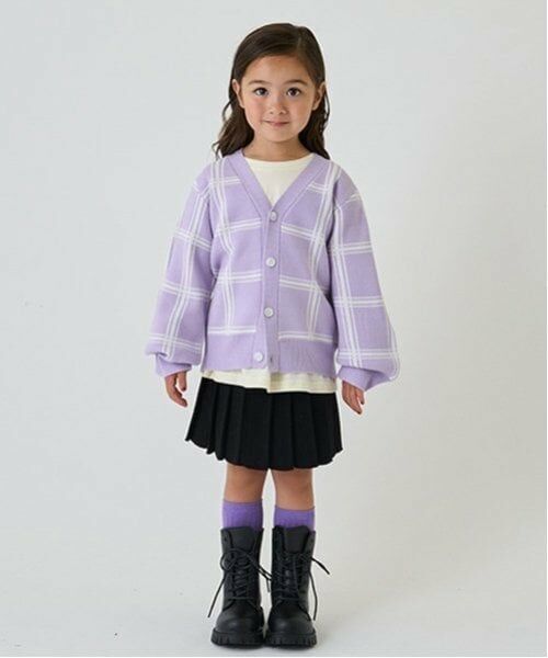 minimal / ミニマル ミニ・ひざ丈スカート | 【マシンウォッシャブル】プリーツニットスカート（黒）