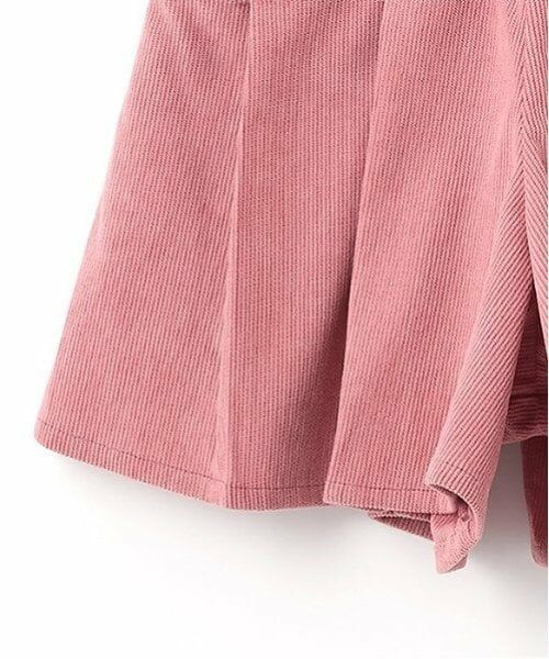 minimal / ミニマル ショート・ハーフ・半端丈パンツ | 【柔らか】コール天キュロットスカート | 詳細12