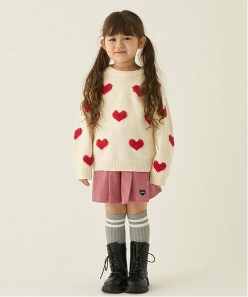 minimal / ミニマル ショート・ハーフ・半端丈パンツ | 【柔らか】コール天キュロットスカート（ピンク）