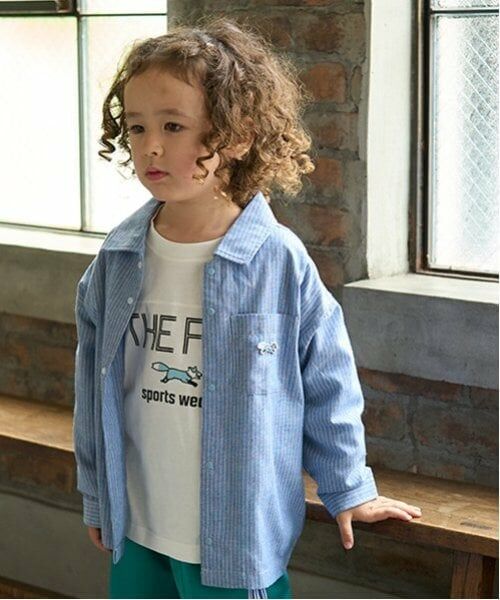 minimal / ミニマル シャツ・ブラウス | 【the FOX】ワークシャツ（サックス）