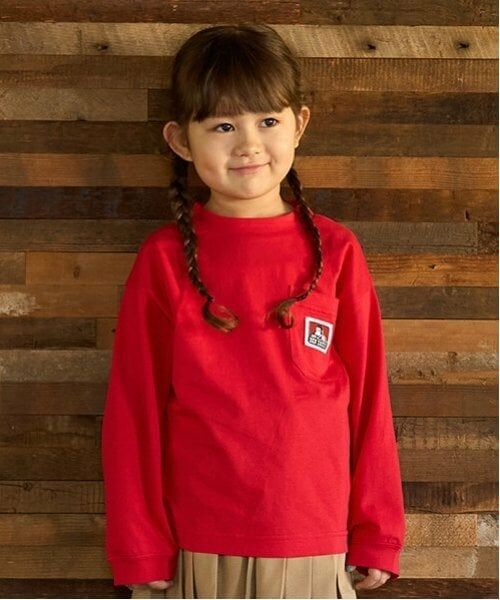 minimal / ミニマル Tシャツ | 【BEN DAVIS】ロゴTEE（赤）