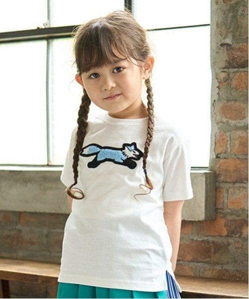 minimal / ミニマル Tシャツ | 【the FOX】【防汚加工】サガラワッペンTEE（オフ ホワイト）