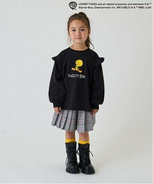 minimal / ミニマル Tシャツ | 【トゥイーティー】【防汚加工】肩フリルプルオーバー | 詳細5