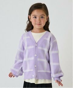 minimal / ミニマル カーディガン・ボレロ | 【マシンウォッシャブル】ニットジャガードカーディガン