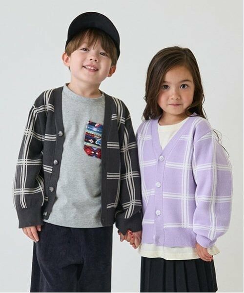 minimal / ミニマル カーディガン・ボレロ | 【マシンウォッシャブル】ニットジャガードカーディガン | 詳細10