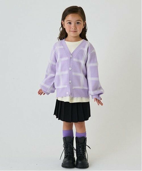 minimal / ミニマル カーディガン・ボレロ | 【マシンウォッシャブル】ニットジャガードカーディガン | 詳細9